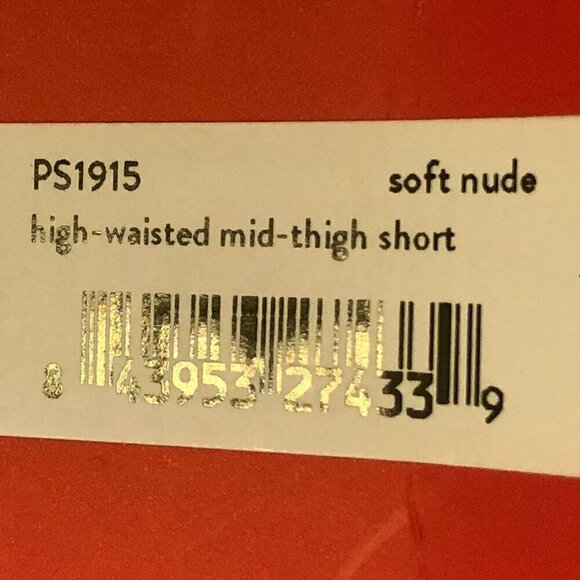 Spanx High-Waisted Mid-Thigh Short in Soft Nude Size 3X NWT - Picture 4 of 16